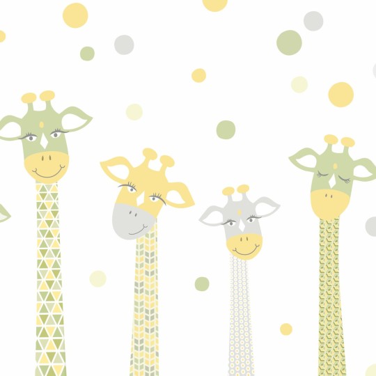 Αυτοκόλλητα τοίχου παιδικά Χαριτωμένες Καμηλοπαρδάλεις 1278777