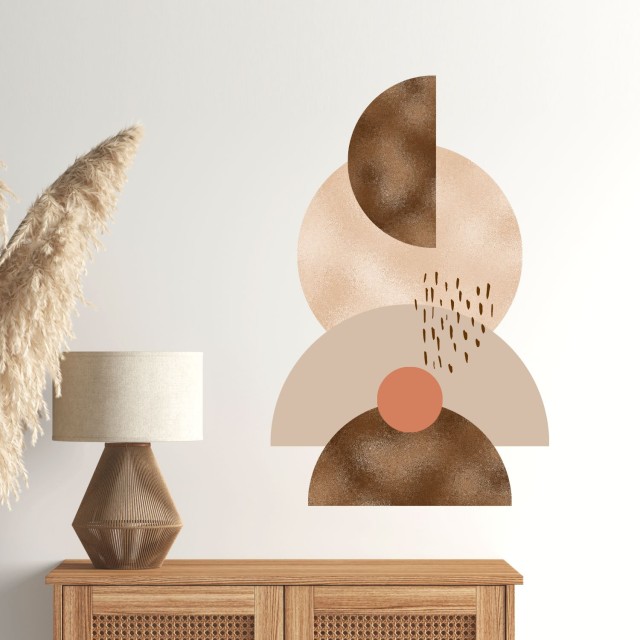 Αυτοκόλλητο τοίχου σχήματα Boho Shapes 124950