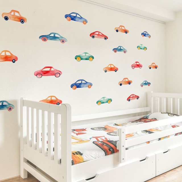 Σετ Αυτοκόλλητα παιδικά Πολύχρωμα Αυτοκινητάκια 1278829