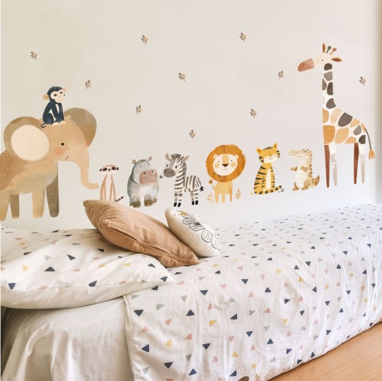 Παιδικά αυτοκόλλητα Ζωάκια Σαφάρι Αφρικής 1278228