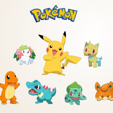 Παιδικά αυτοκόλλητα τοίχου - Pokemon Pikachu 1278745 2