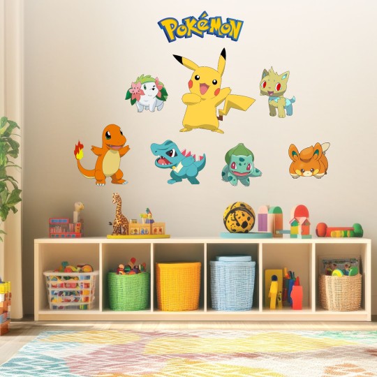 Παιδικά αυτοκόλλητα τοίχου - Pokemon 1278745