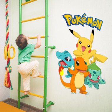 Παιδικά αυτοκόλλητα τοίχου - Pokemon χαρακτήρες 1278746 2