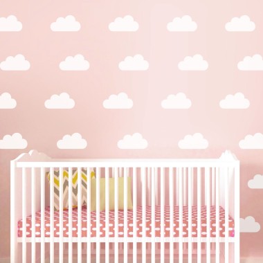 Παιδικά αυτοκόλλητα τοιχου Συννεφάκια 1279823 2