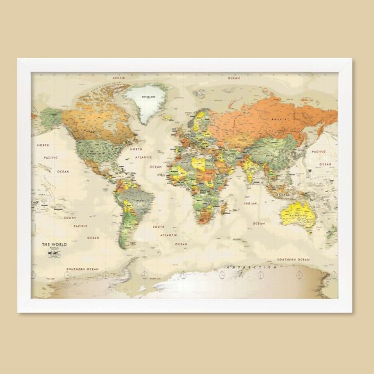 Αφίσα World Map - Παγκώσμιος χάρτης 7025
