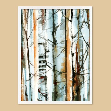 Αφίσα Oak trees - Σημύδες 6030 2