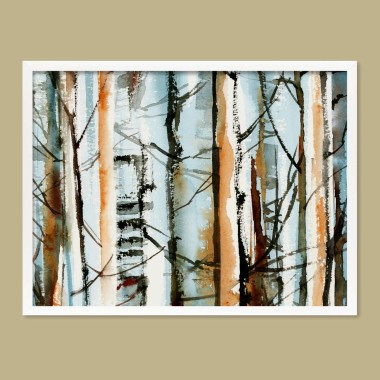 Αφίσα Oak trees - Σημύδες 6031