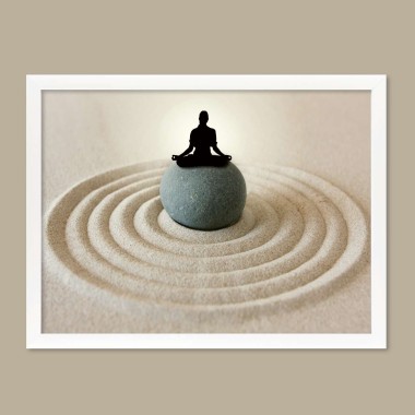 Διακοσμητική Αφίσα Sand Yoga 9032