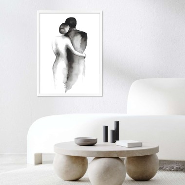 Διακοσμητική Αφίσα Ζευγάρι αγκαλιασμένο 9017 έρωτας, αγκαλιά 2