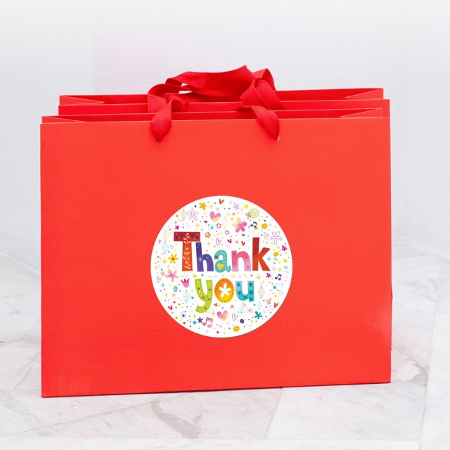 Αυτοκόλλητες ετικέτες Thank you 51020